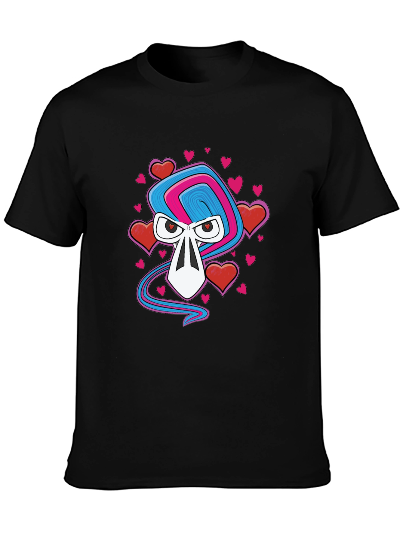 Heart Ghost T-Shirt - Spooky Valentines Day Tee
