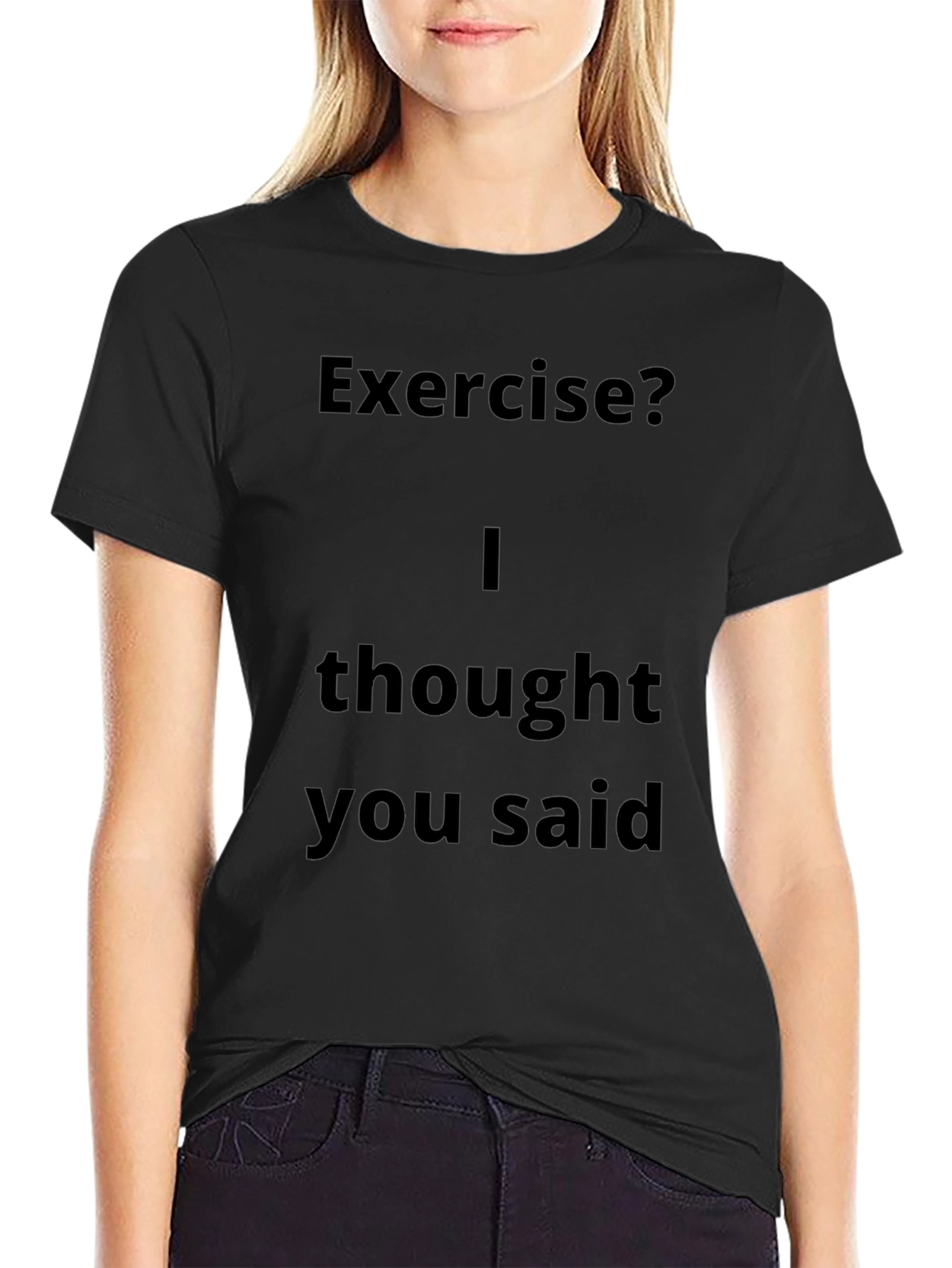 Funny Exercise? T-Shirt - Lazy Humor Tee