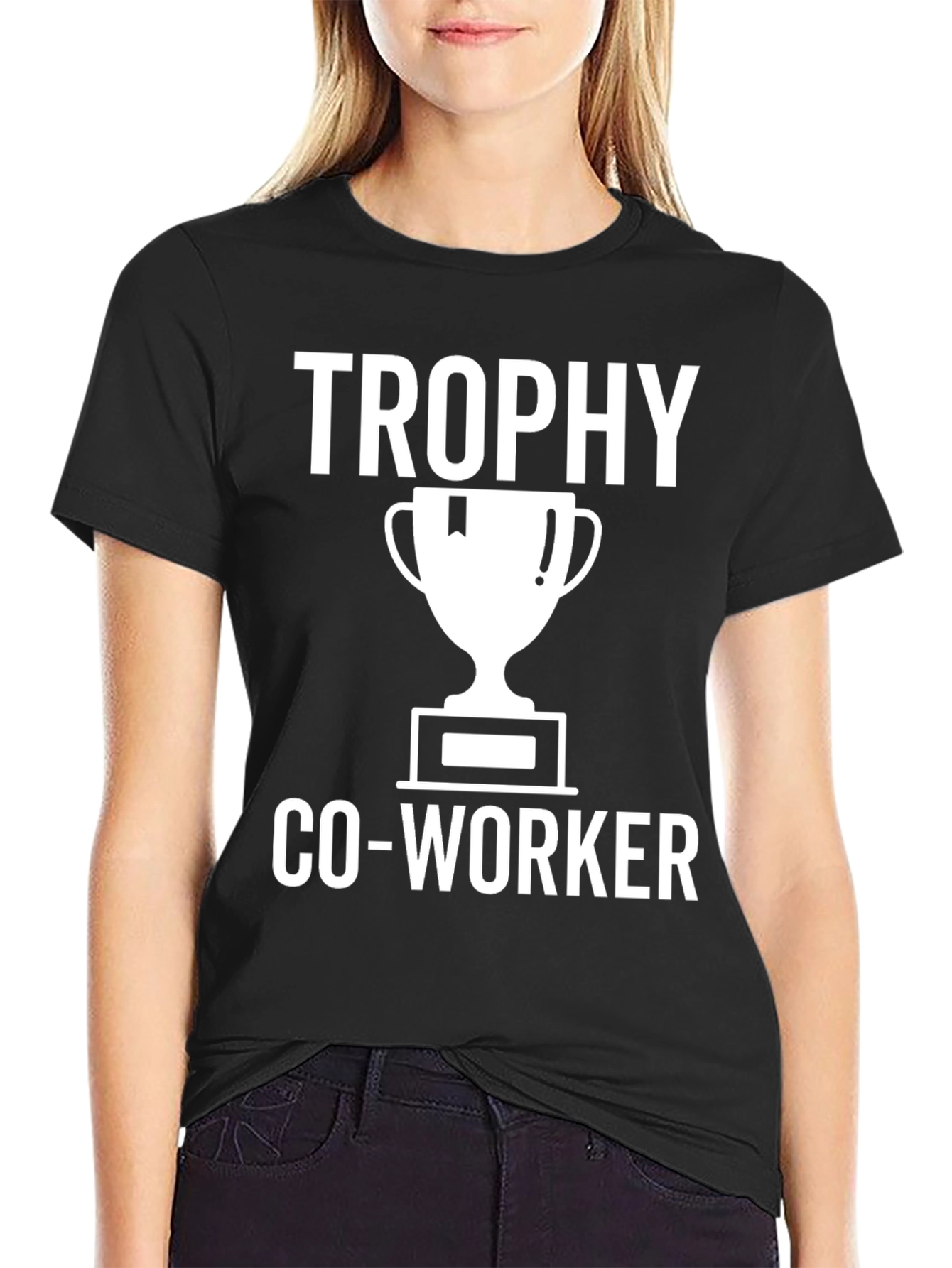 Trophy Co-Worker Graphic Tee - Black