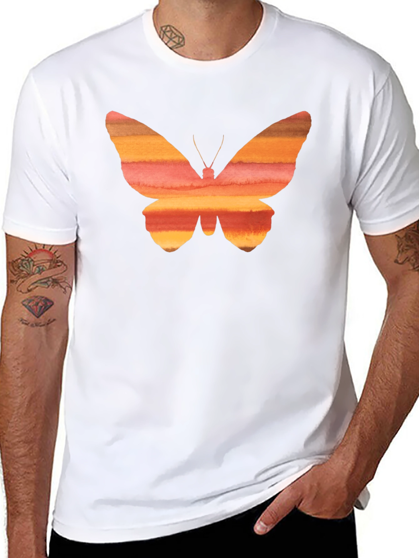 Butterfly Sunset Graphic Tee