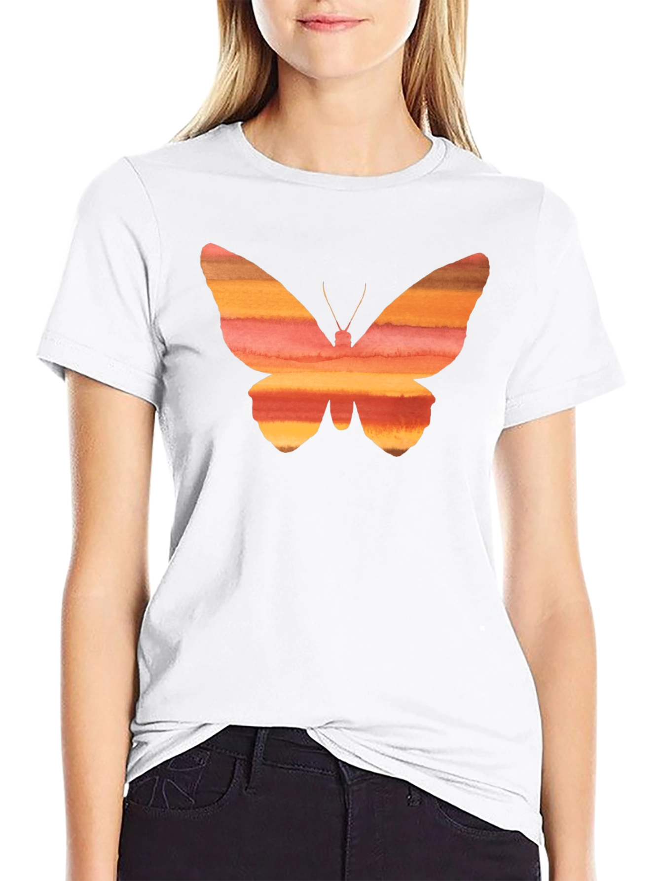 Butterfly Sunset Graphic Tee