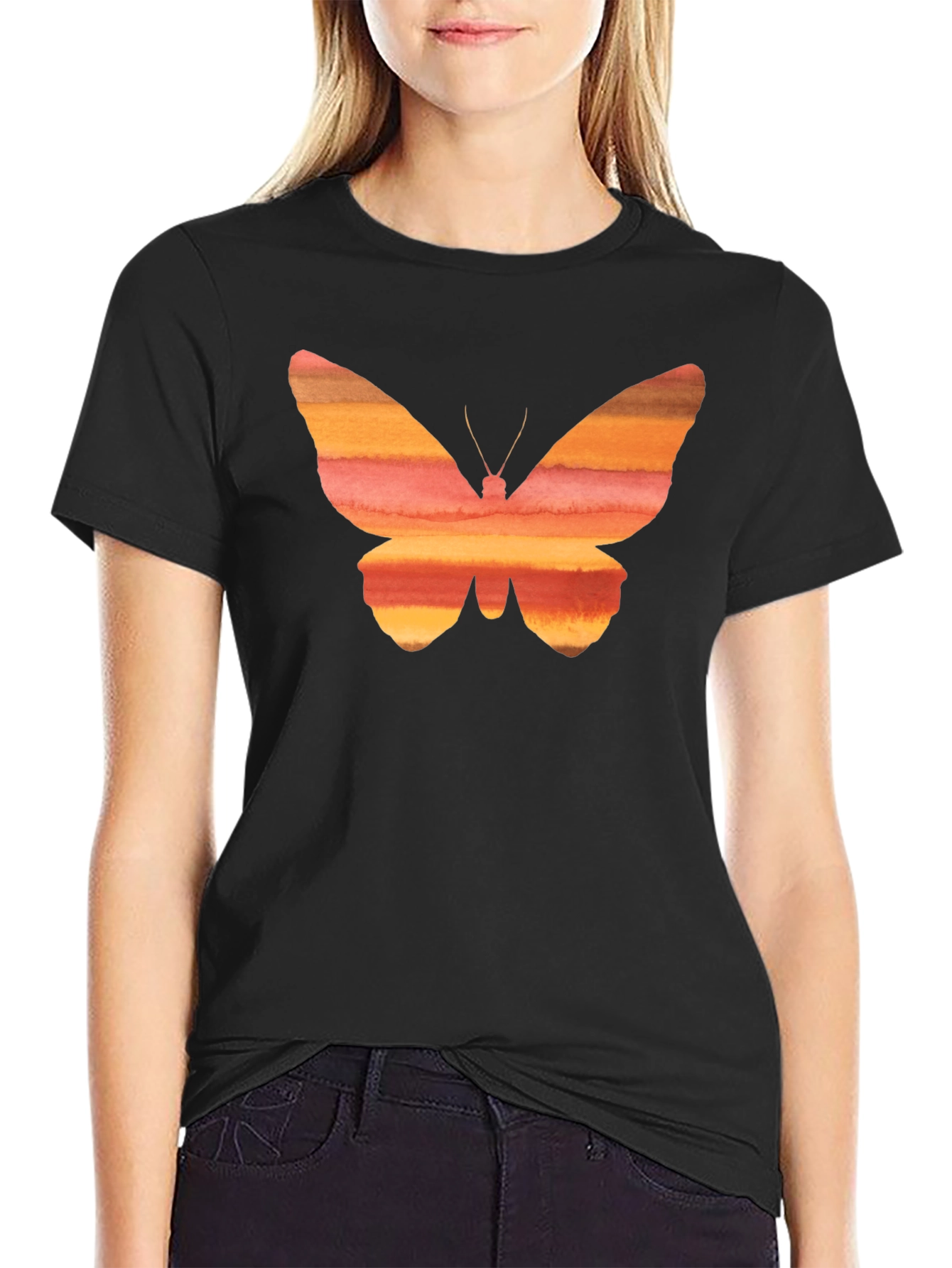 Butterfly Sunset Graphic Tee
