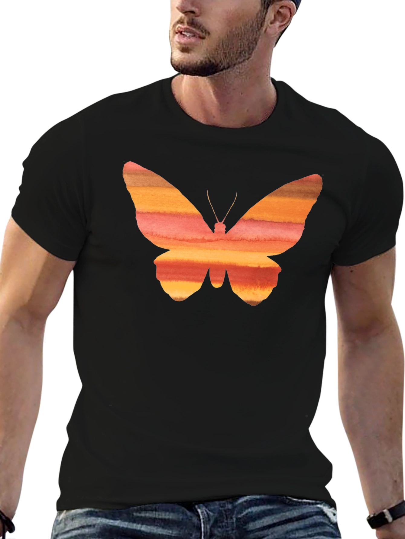 Butterfly Sunset Graphic Tee