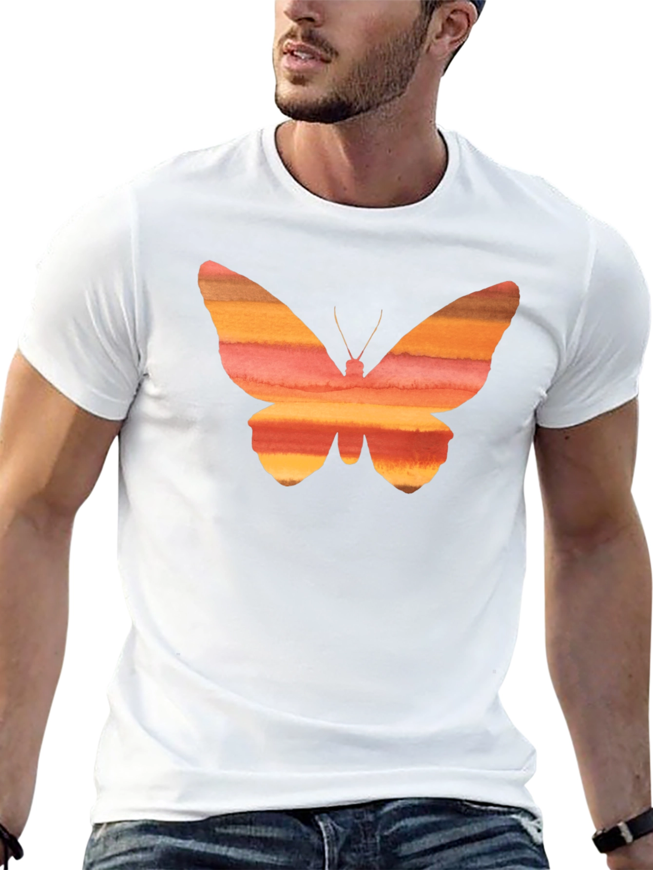 Butterfly Sunset Graphic Tee