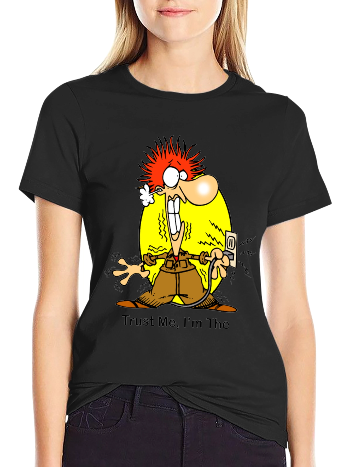 Trust Me Im The Electrician Funny T-Shirt