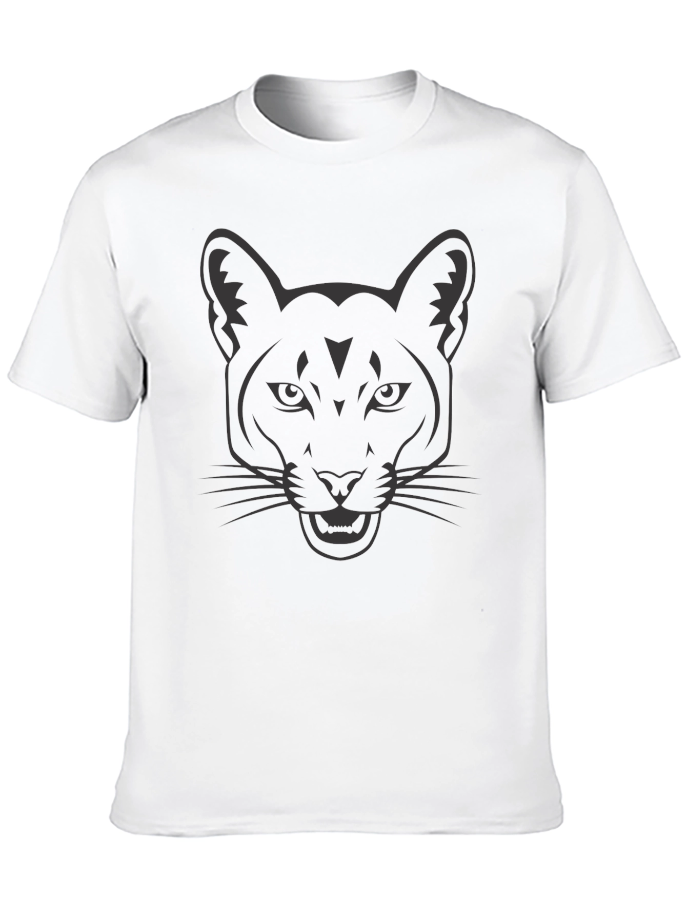 Cool Cat Graphic Tee - Mens Black T-Shirt