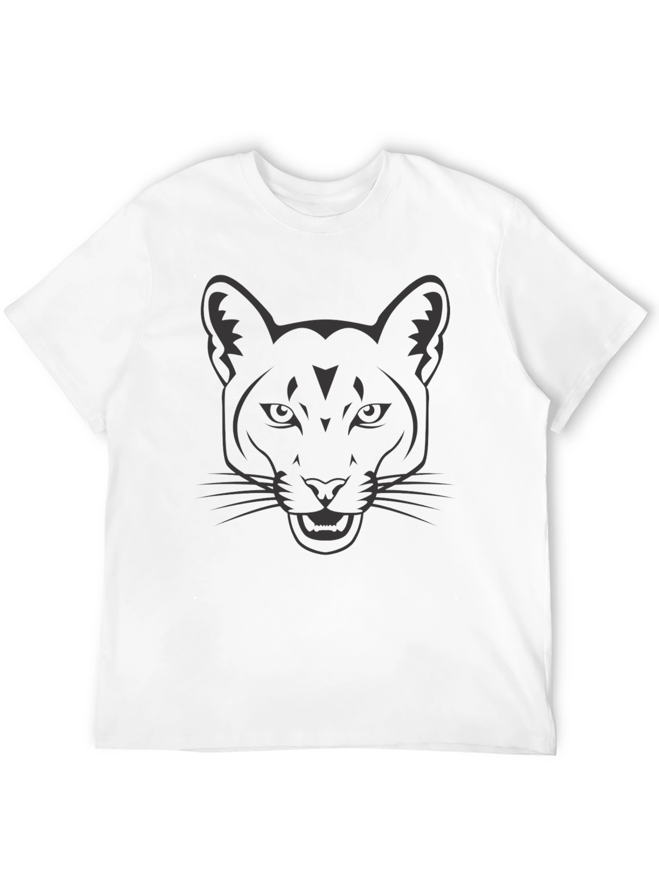 Cool Cat Graphic Tee - Mens Black T-Shirt