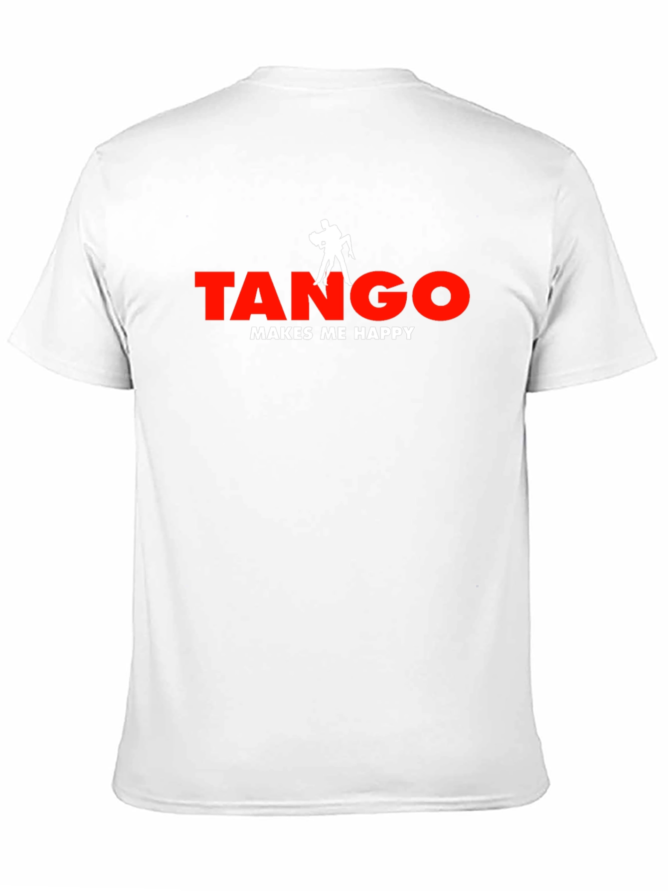 Tango Makes Me Happy Black T-Shirt