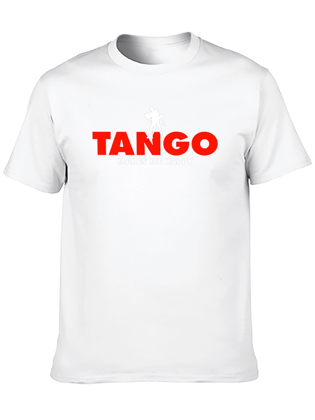 Tango Makes Me Happy Black T-Shirt