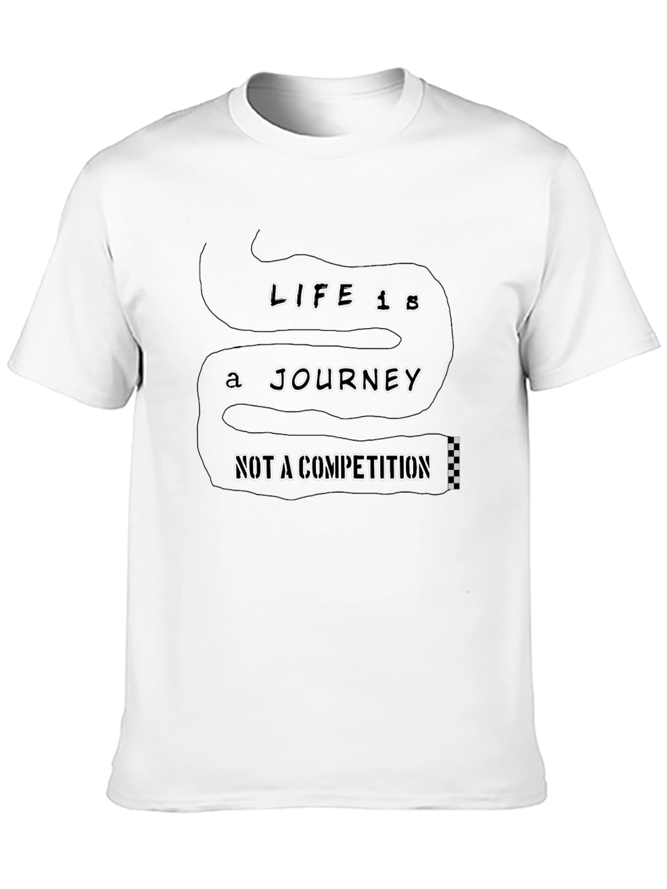 Life is a Journey T-Shirt - Inspirational Graphic Tee