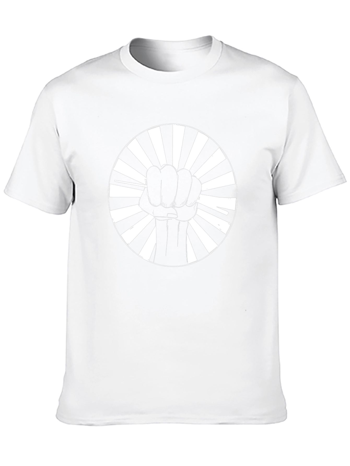 Black Fist Power Symbol Graphic Tee - Mens