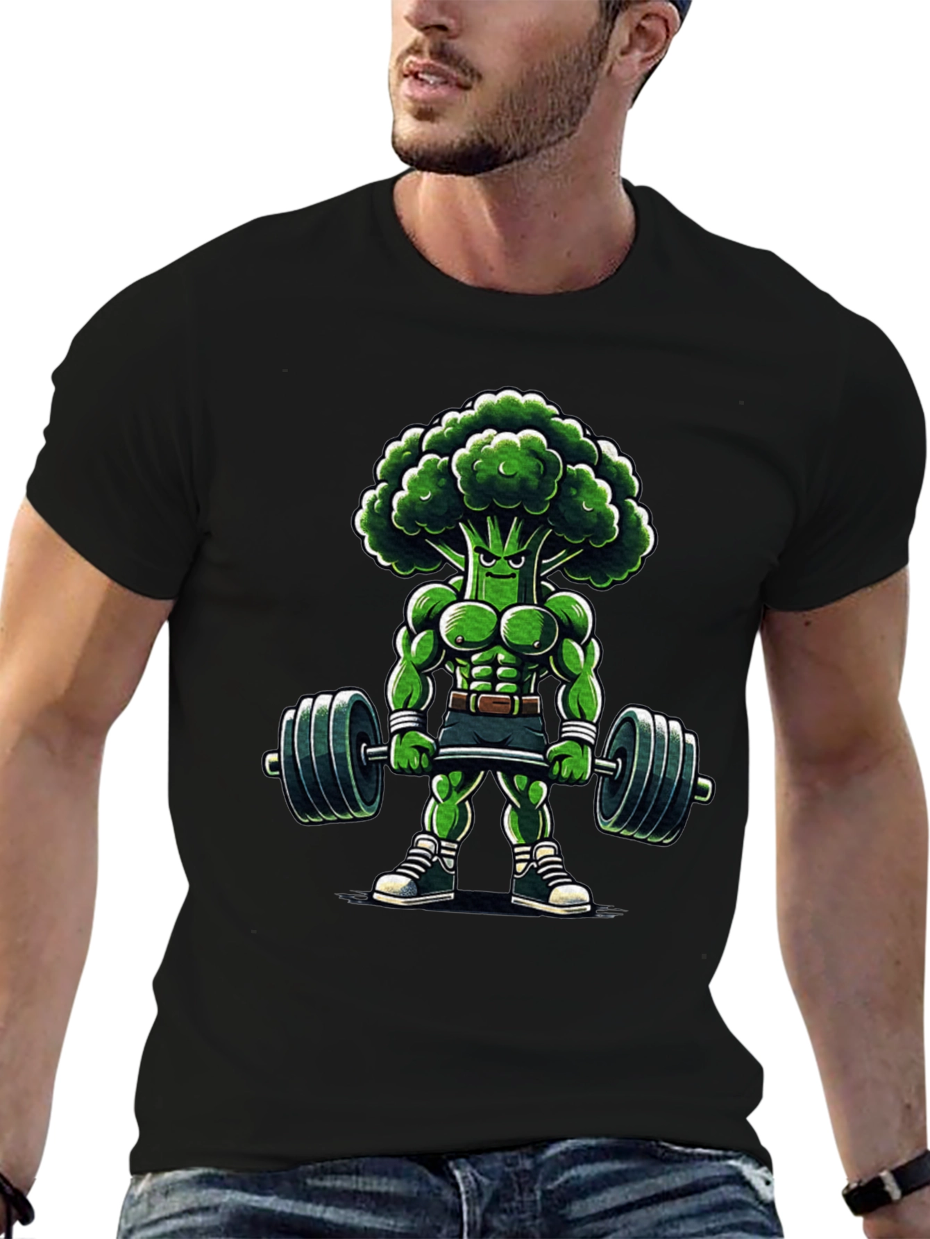 Broccoli Bodybuilder T-Shirt