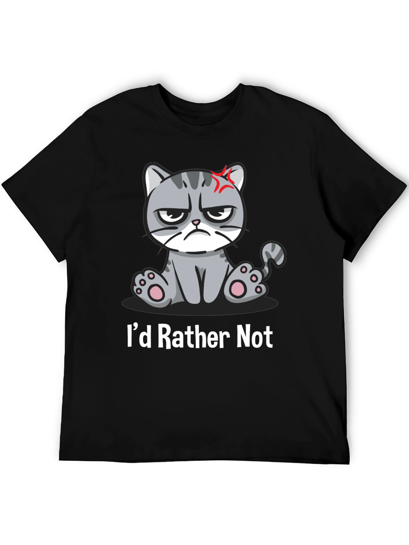 Grumpy Cat T-Shirt - Id Rather Not