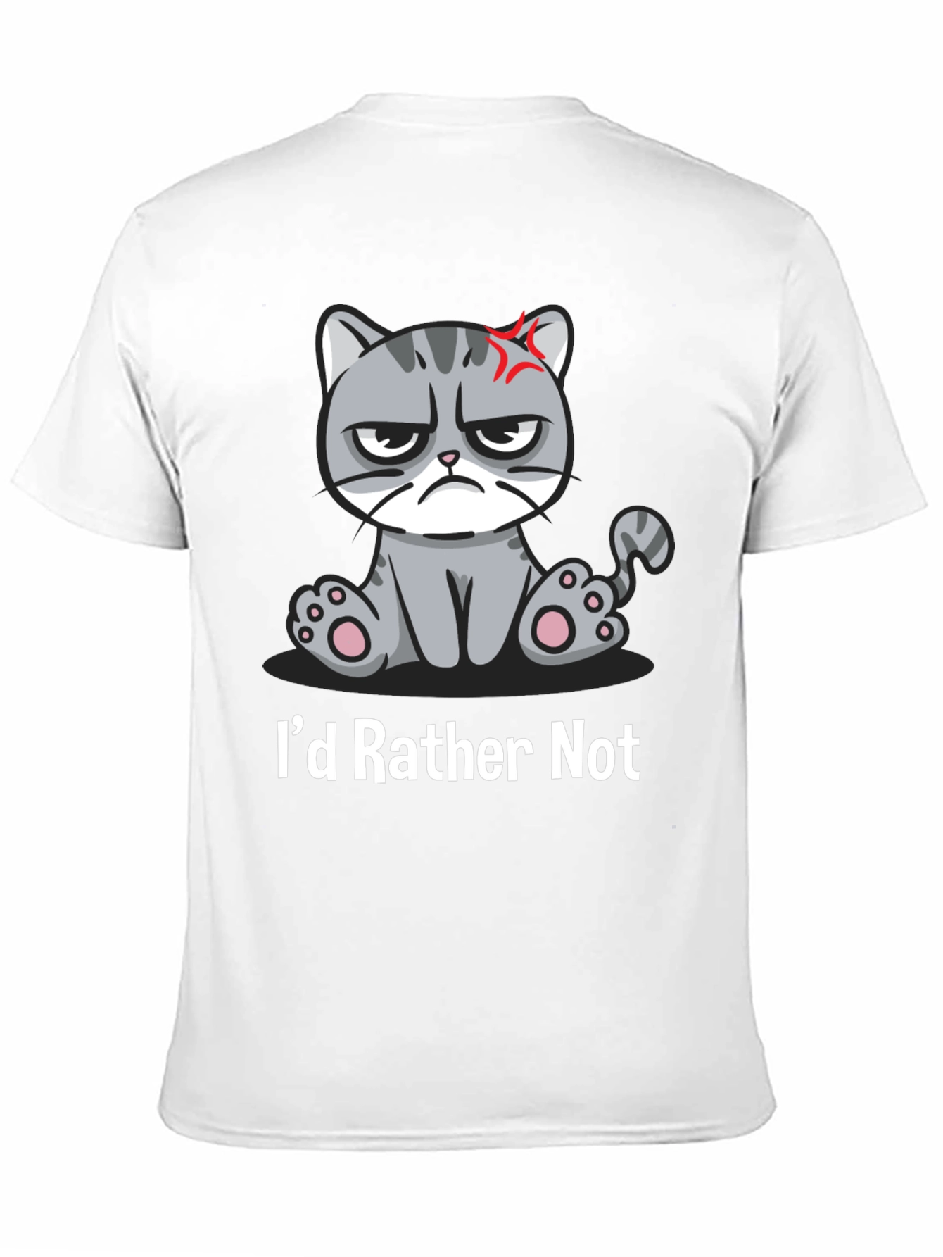 Grumpy Cat T-Shirt - Id Rather Not
