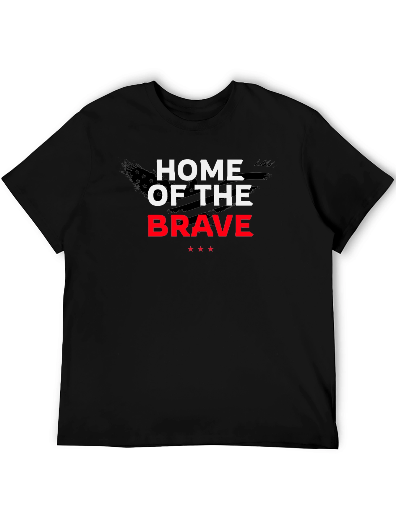 Home of the Brave Graphic Tee - Patriotic T-Shirt