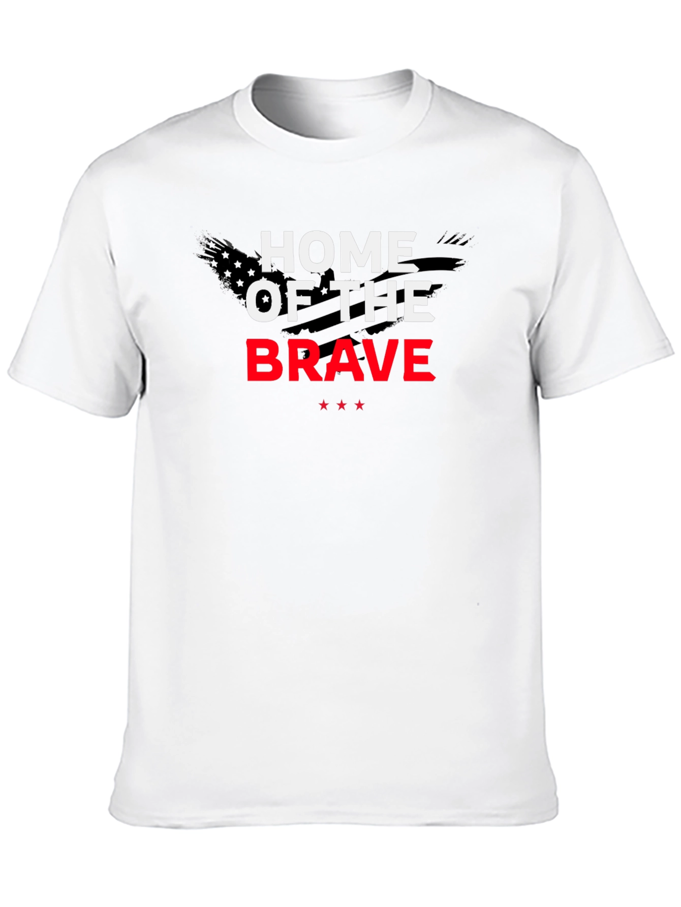 Home of the Brave Graphic Tee - Patriotic T-Shirt