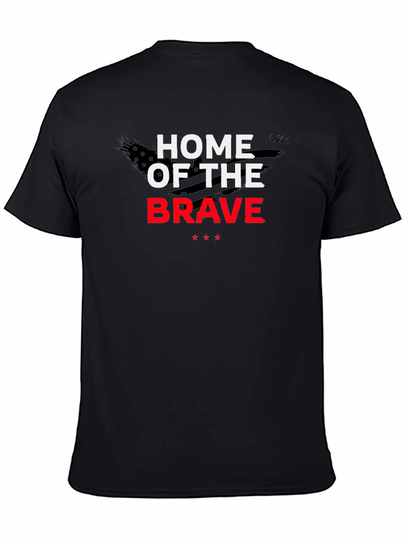 Home of the Brave Graphic Tee - Patriotic T-Shirt