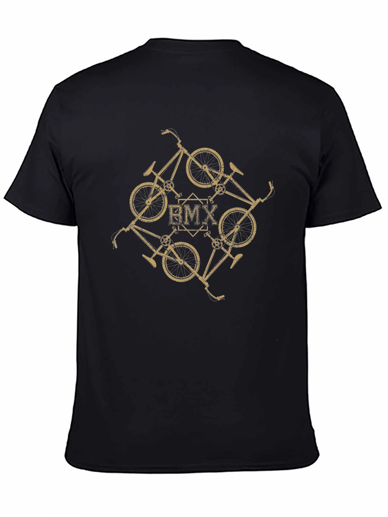 BMX Bike Graphic Tee - Stylish Black T-Shirt