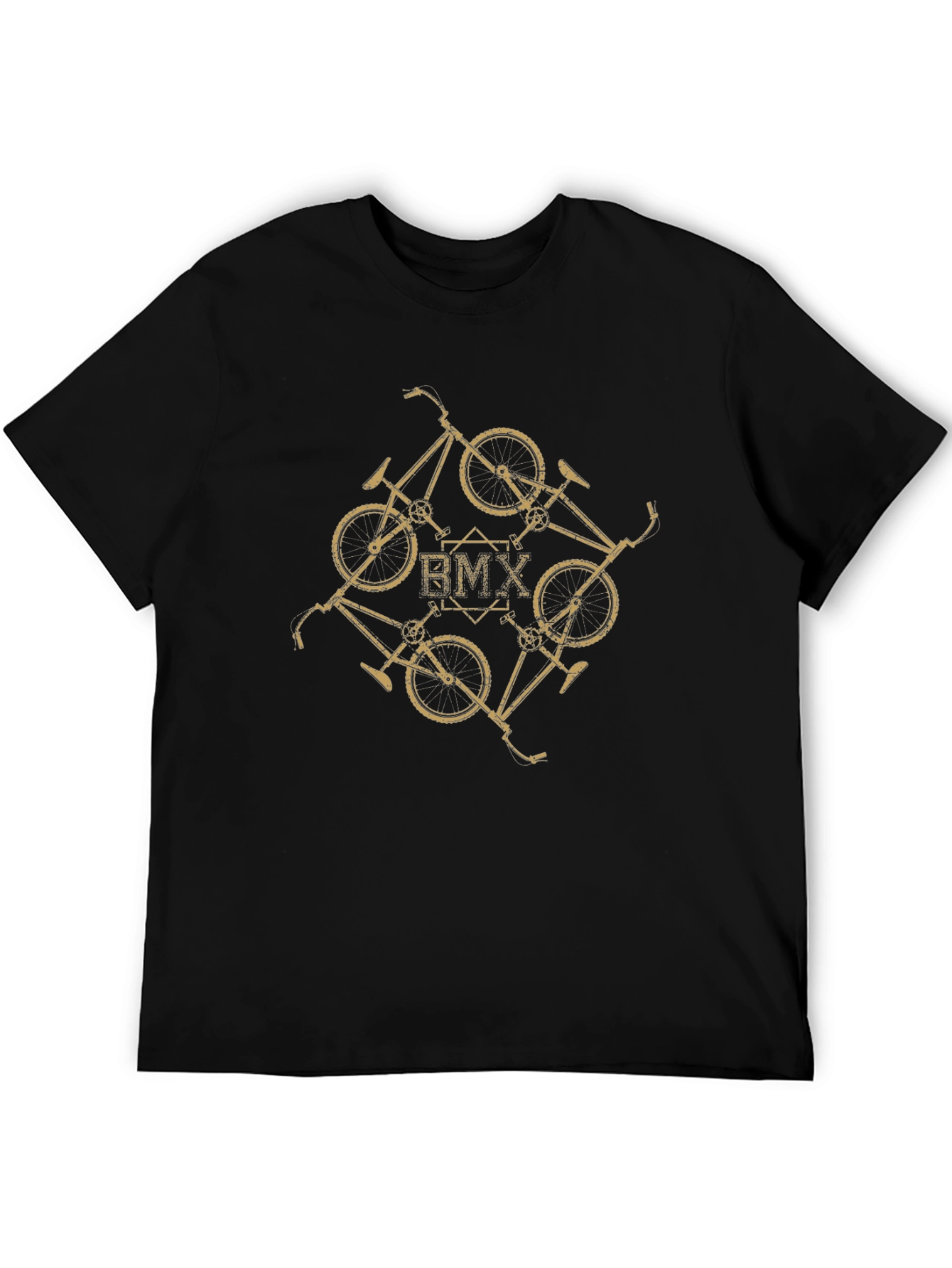 BMX Bike Graphic Tee - Stylish Black T-Shirt