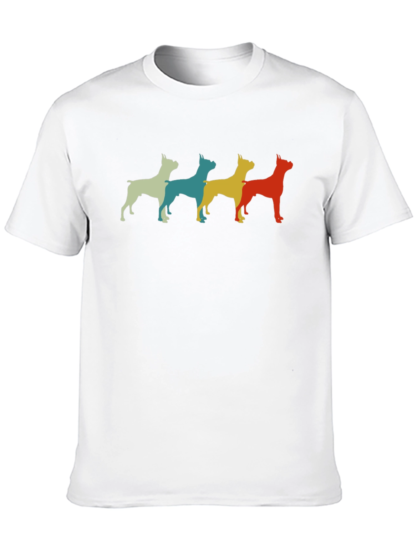 Retro Boxer Dog T-Shirt