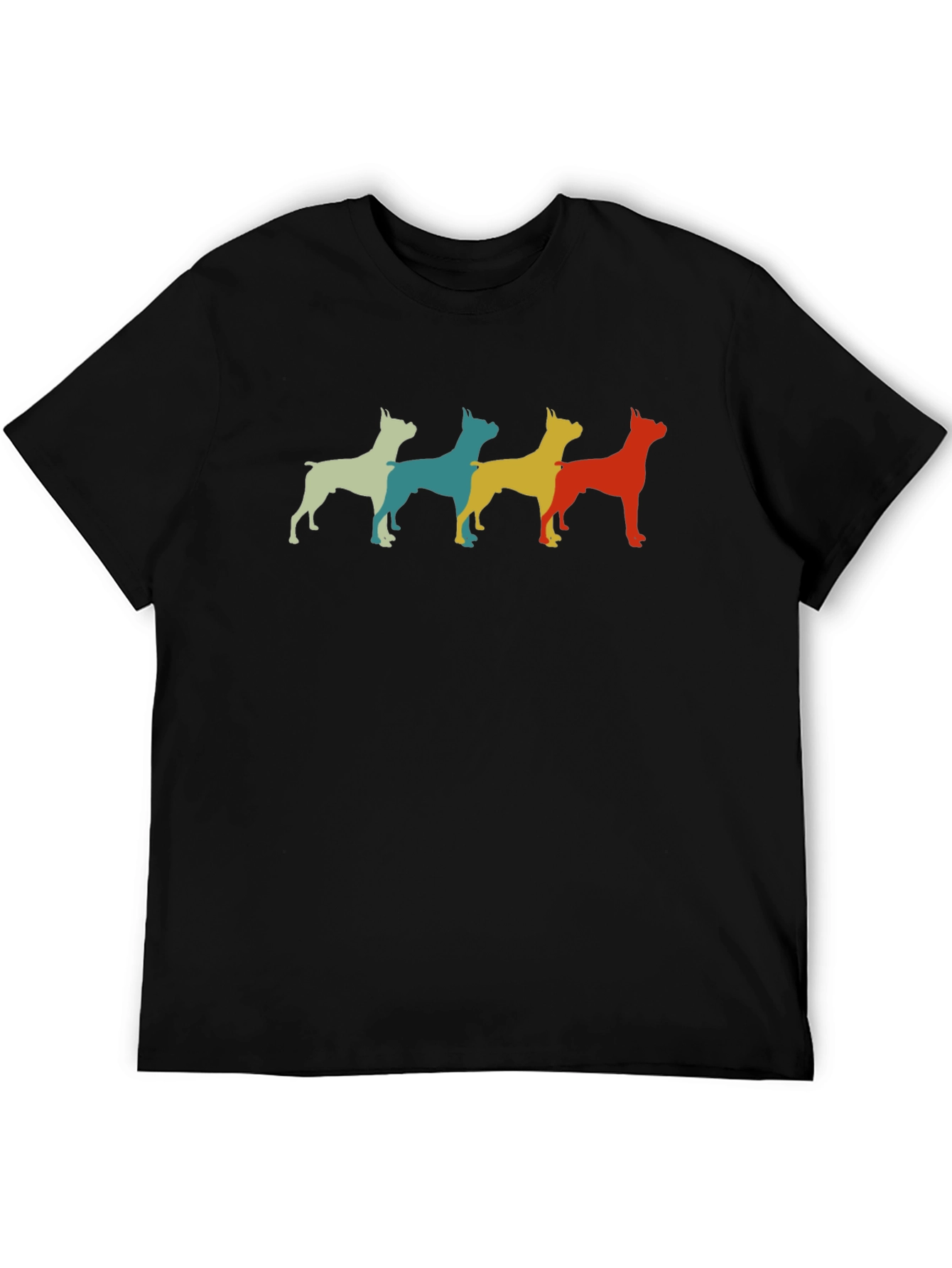 Retro Boxer Dog T-Shirt
