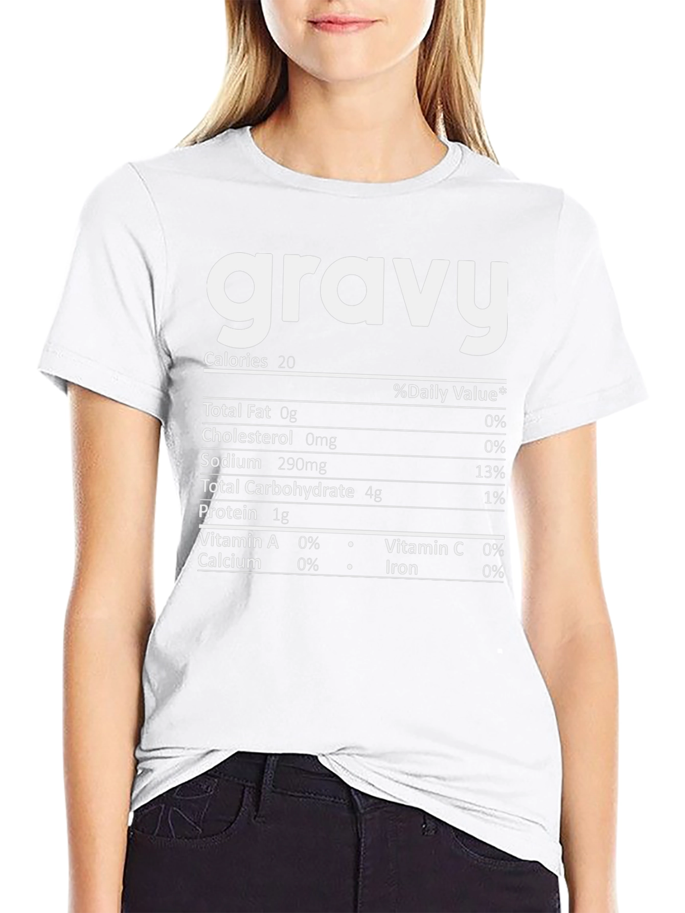 Funny Gravy Nutrition Facts T-Shirt