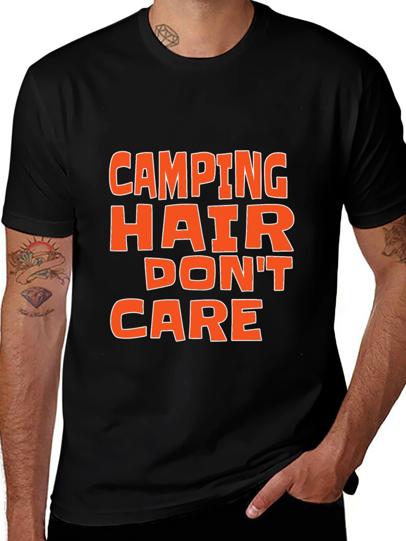Camping Hair Dont Care T-Shirt