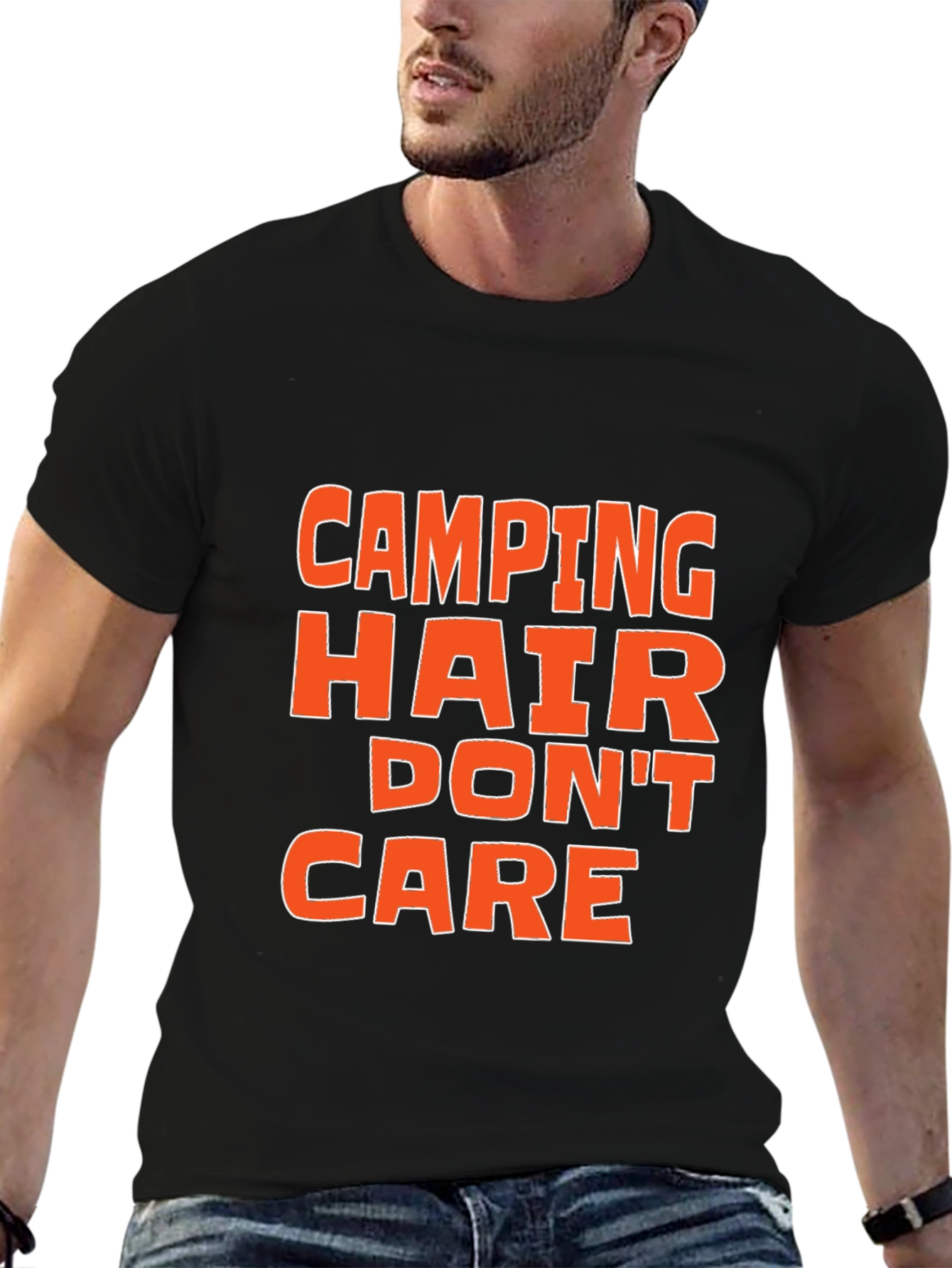 Camping Hair Dont Care T-Shirt