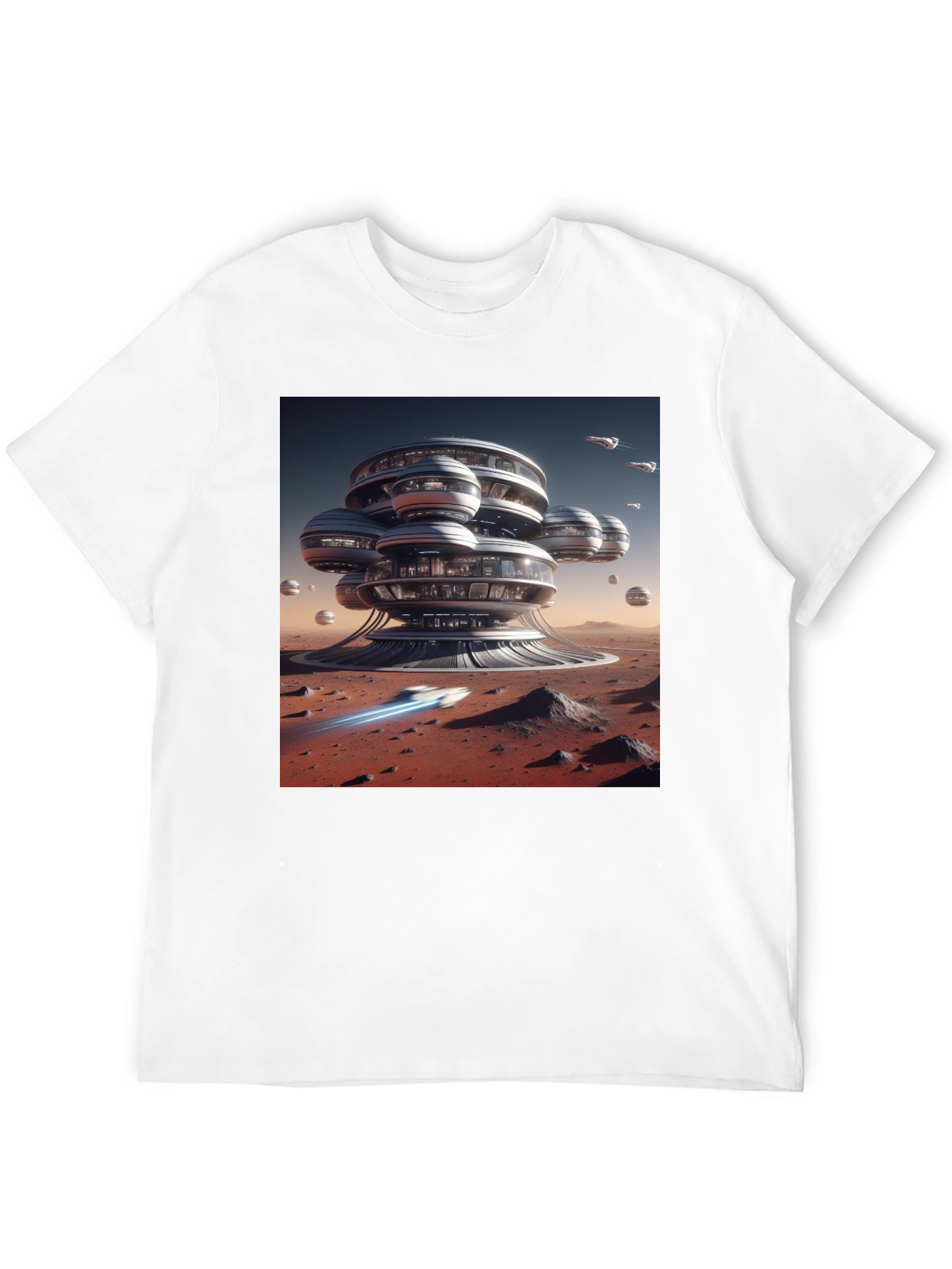 Futuristic Mars Habitat T-Shirt