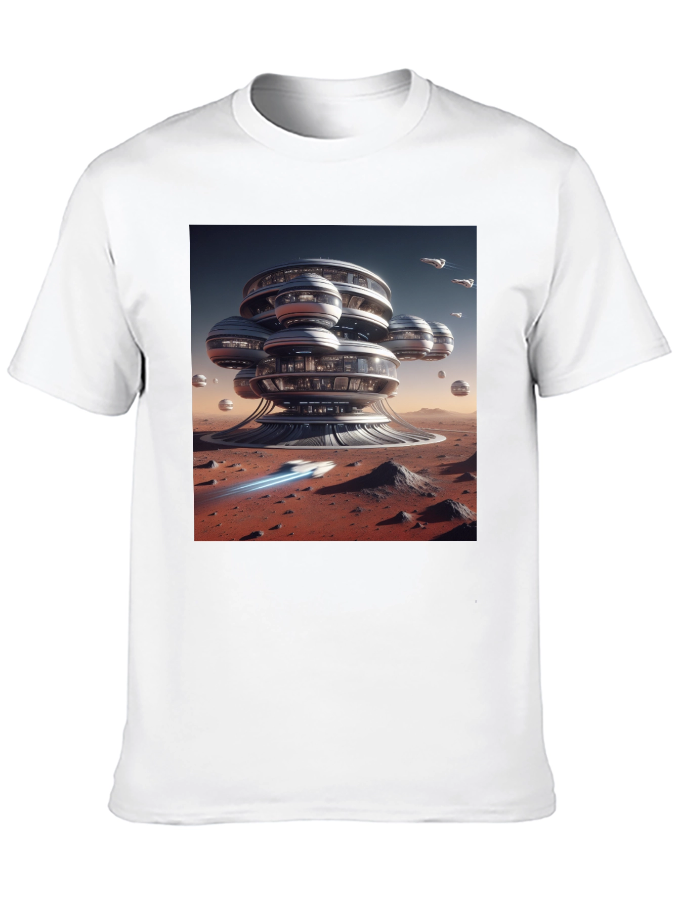 Futuristic Mars Habitat T-Shirt