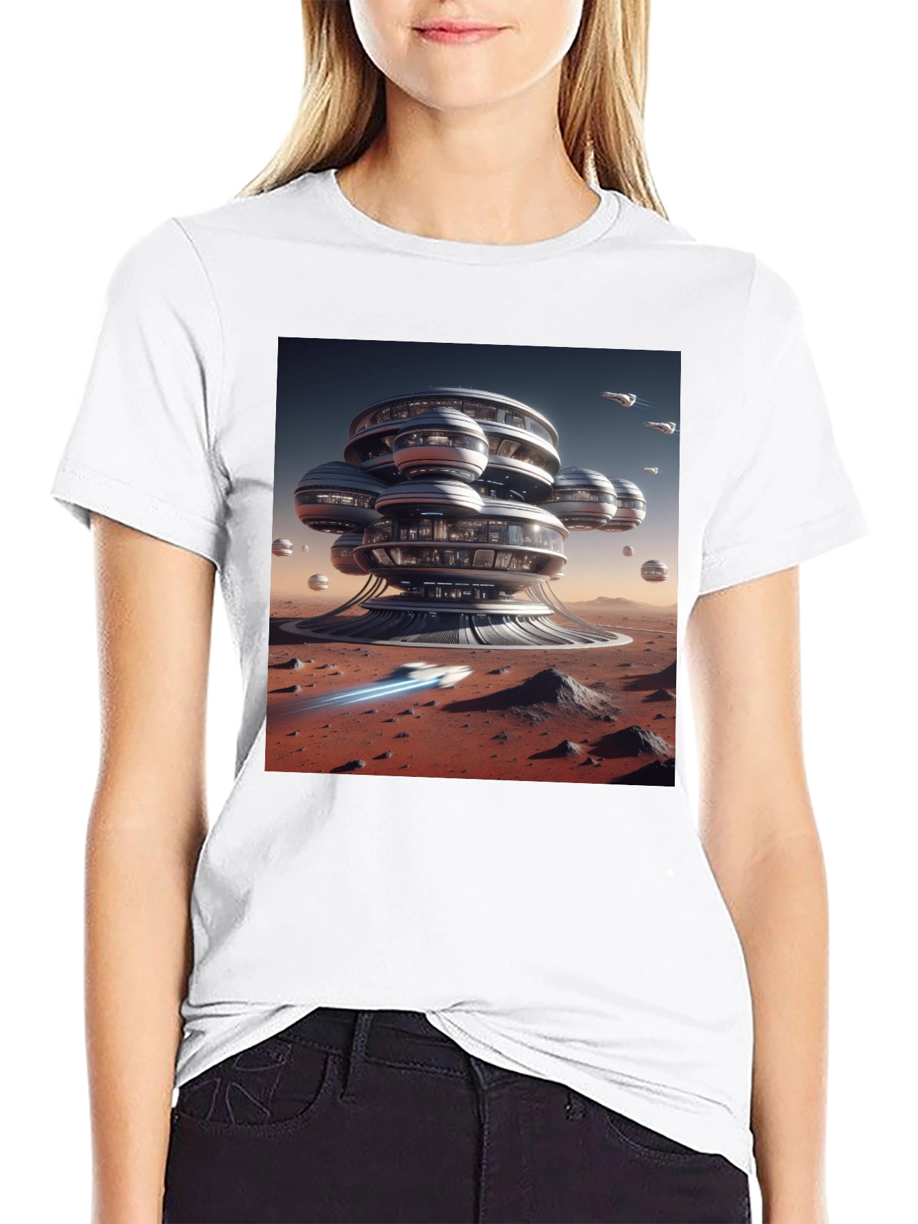 Futuristic Mars Habitat T-Shirt