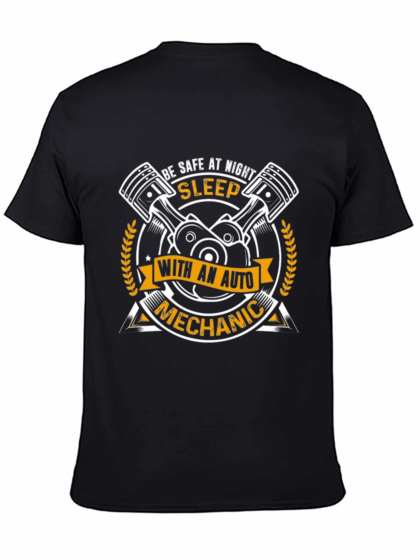 Sleep With Auto Mechanic Funny Graphic T-Shirt