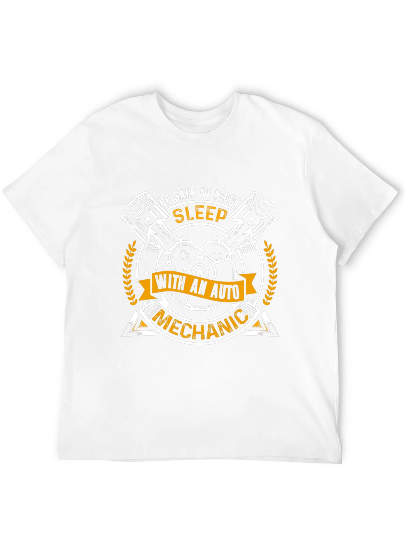 Sleep With Auto Mechanic Funny Graphic T-Shirt