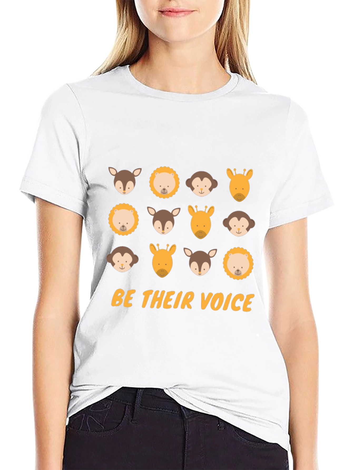 Animal Lover Tee - Be Their Voice Black T-Shirt