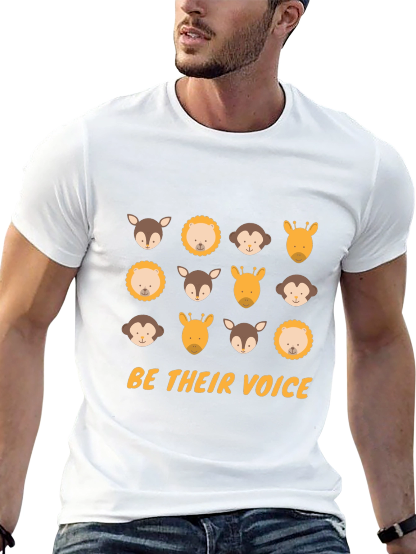 Animal Lover Tee - Be Their Voice Black T-Shirt