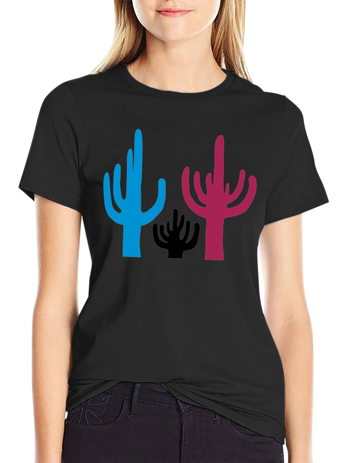 Cactus Graphic Tee - Mens Casual T-Shirt