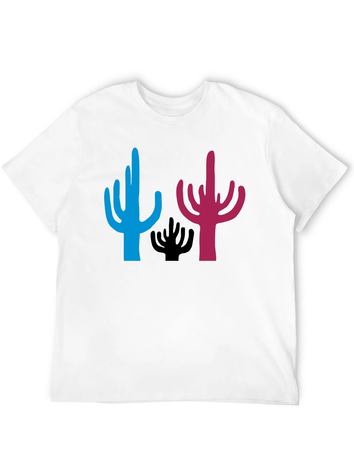 Cactus Graphic Tee - Mens Casual T-Shirt
