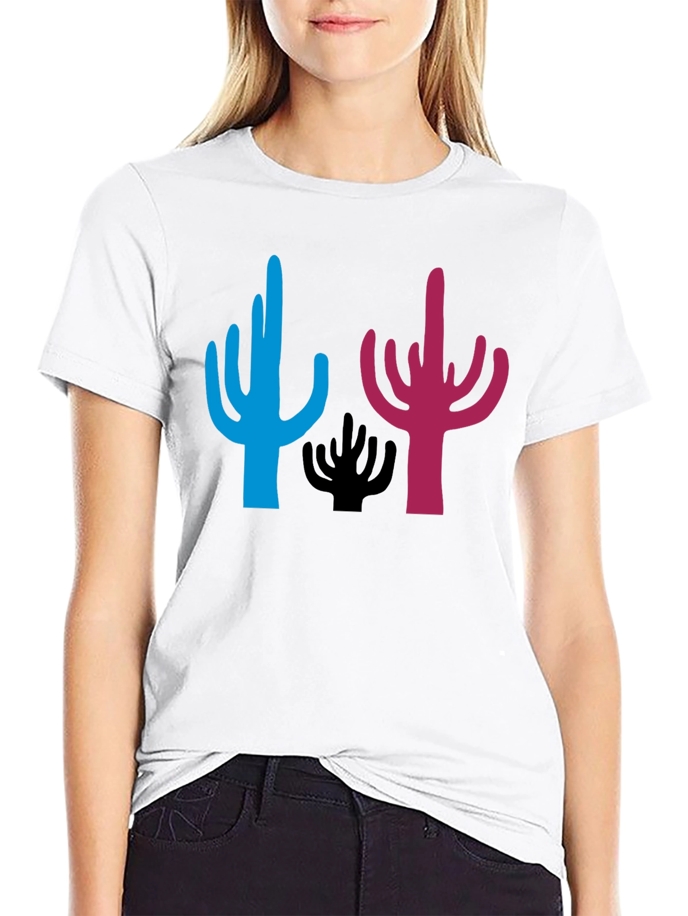 Cactus Graphic Tee - Mens Casual T-Shirt