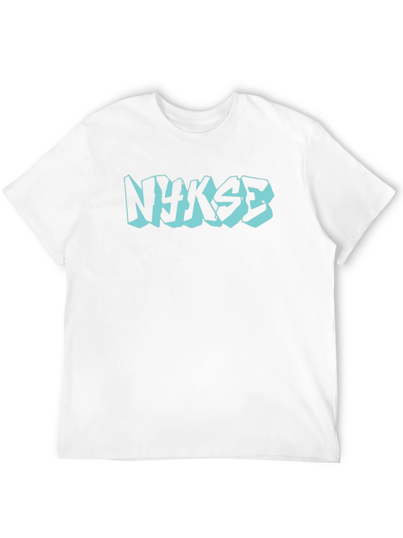 NYKSE Graphic Tee - Black Cotton T-Shirt