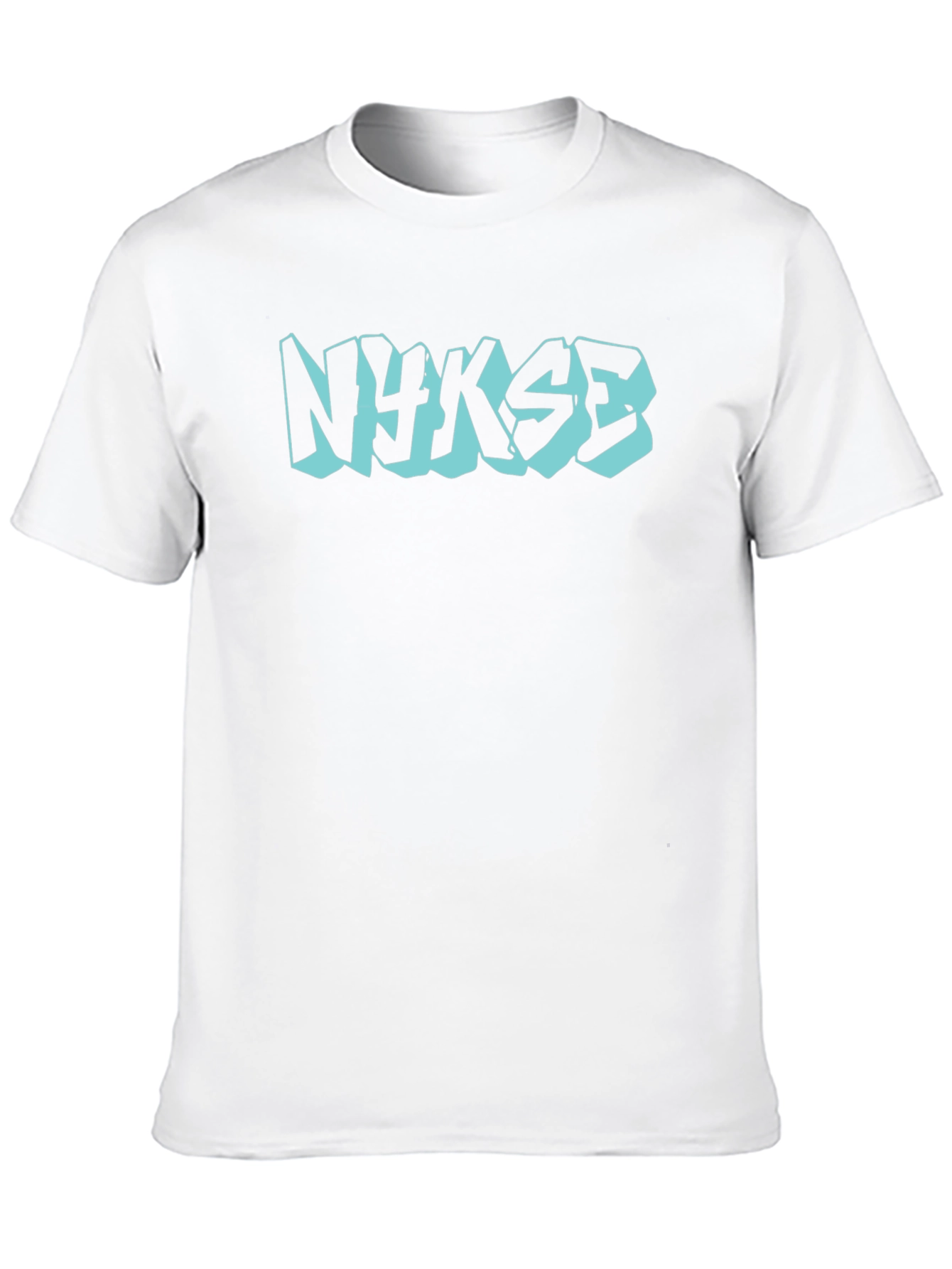 NYKSE Graphic Tee - Black Cotton T-Shirt