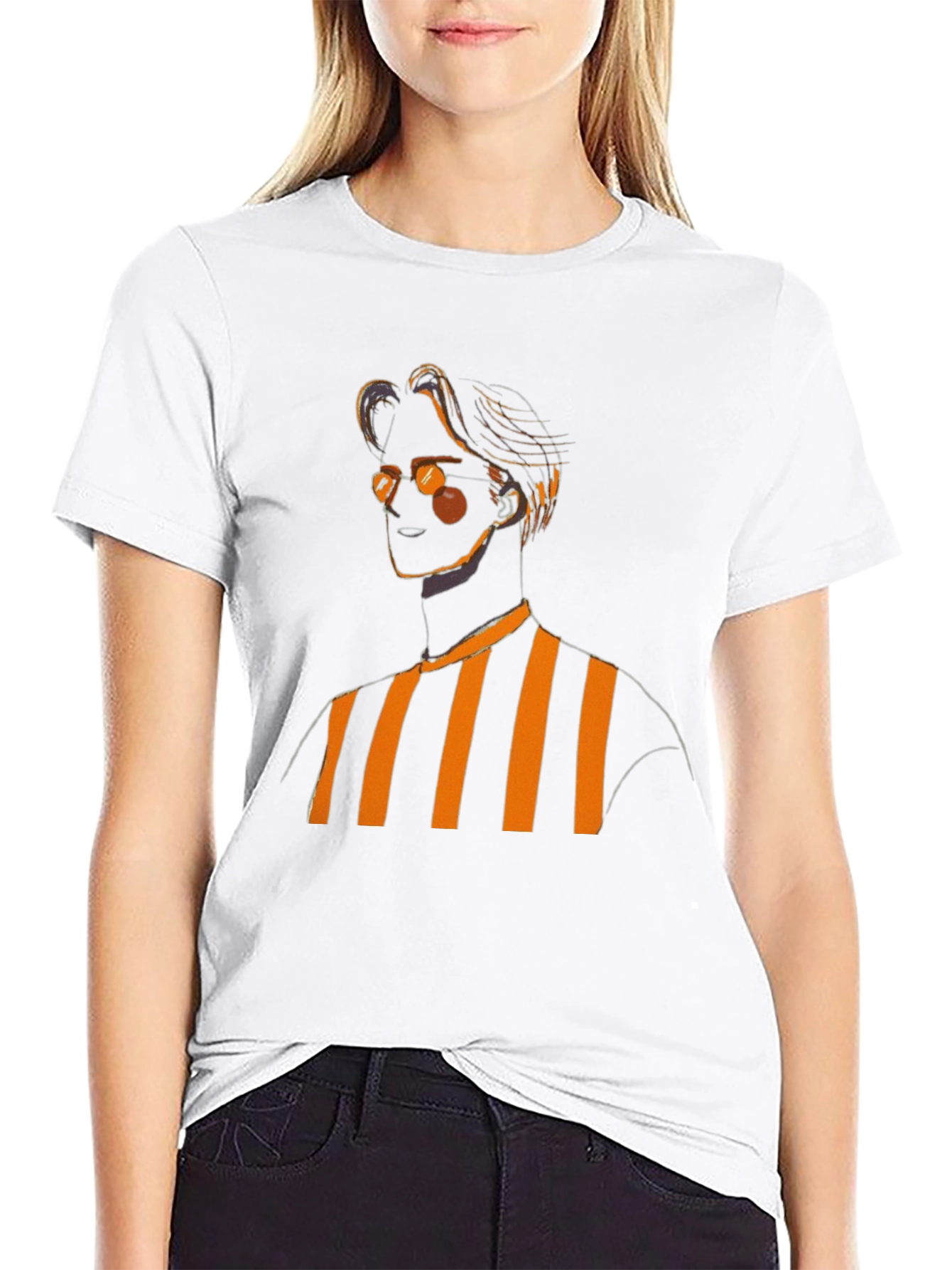 Striped Graphic Tee - Stylish Casual Wear