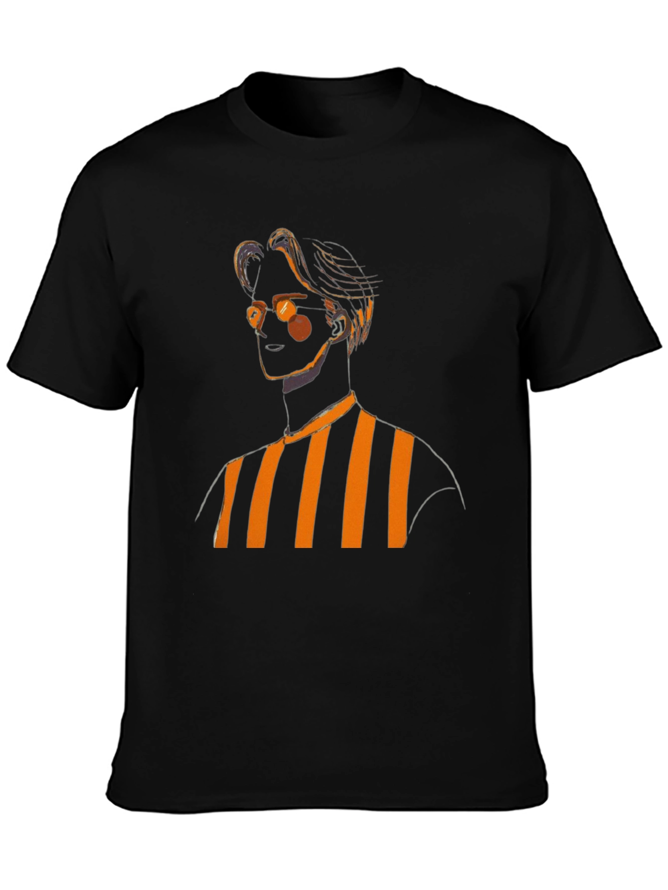 Striped Graphic Tee - Stylish Casual Wear
