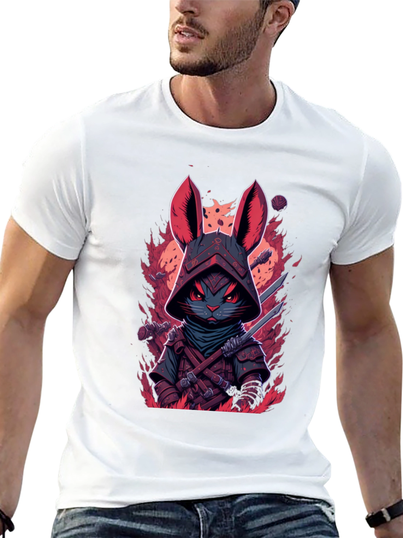 Ninja Rabbit T-Shirt - Stealthy Style