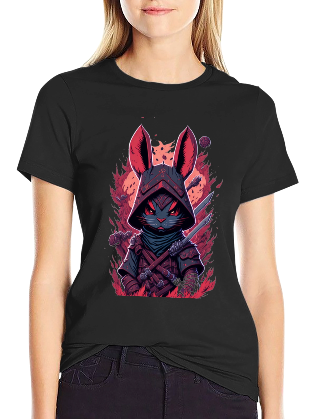 Ninja Rabbit T-Shirt - Stealthy Style