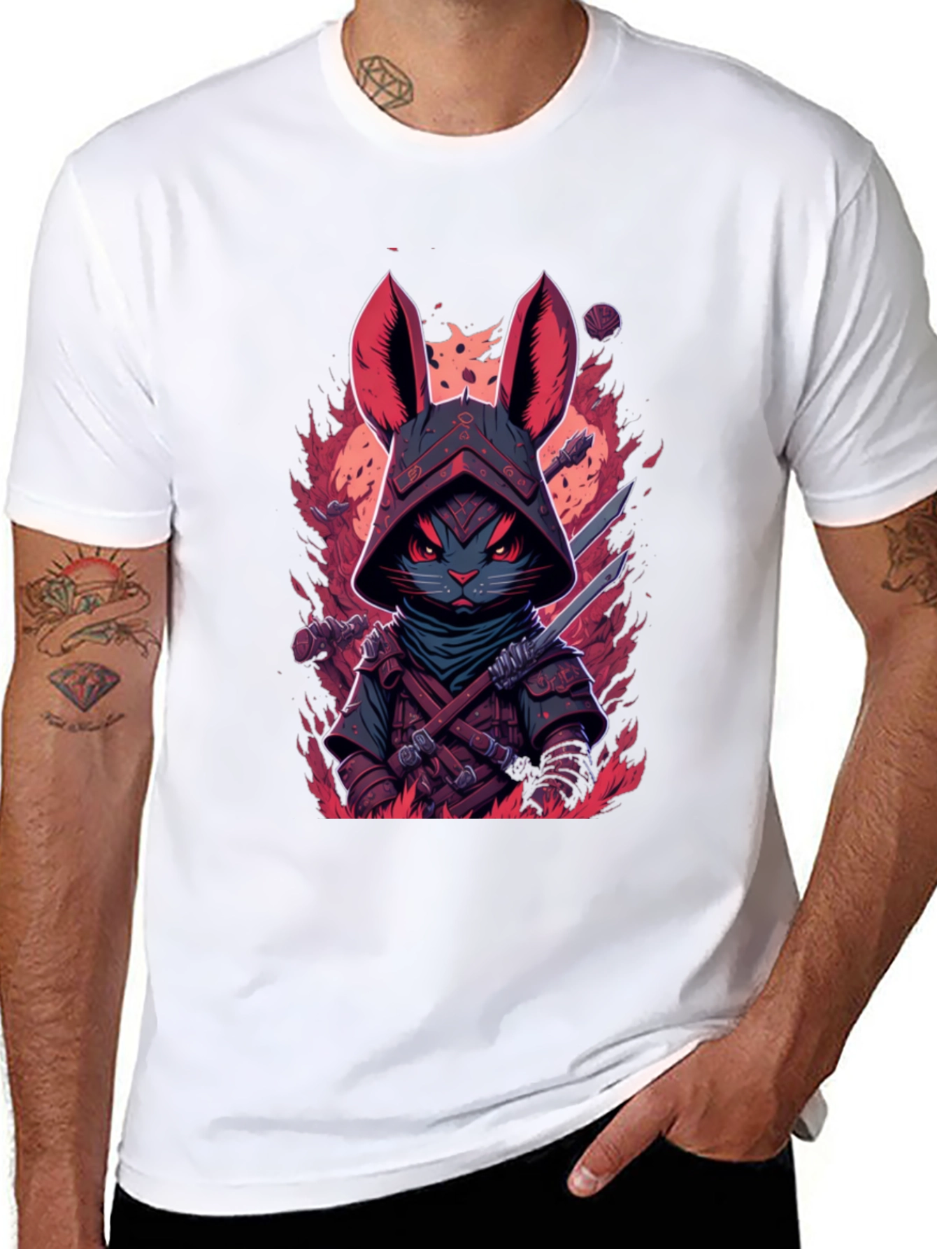 Ninja Rabbit T-Shirt - Stealthy Style