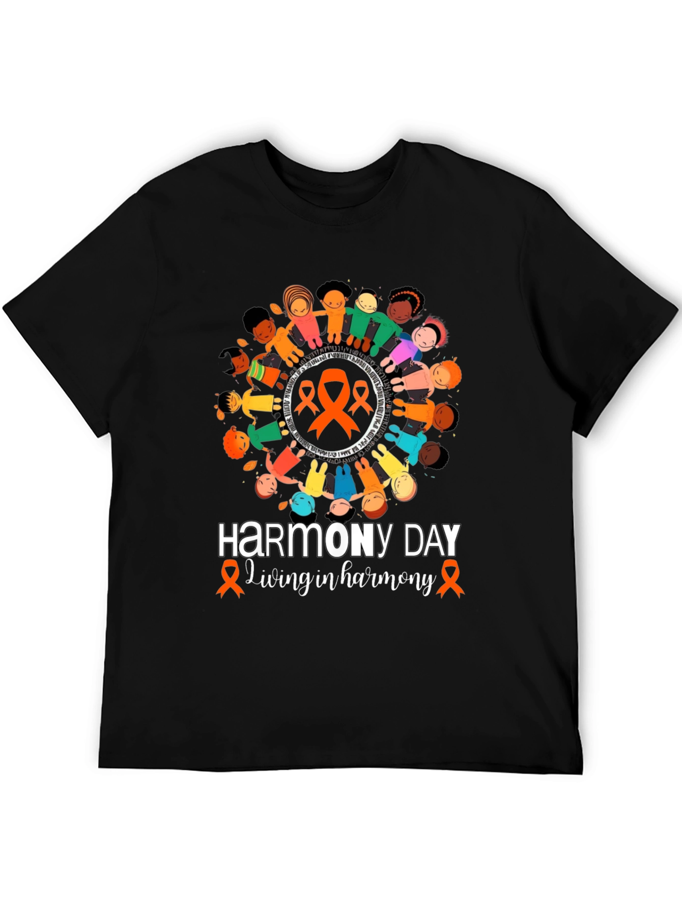 Harmony Day T-Shirt: Living In Harmony Graphic Tee