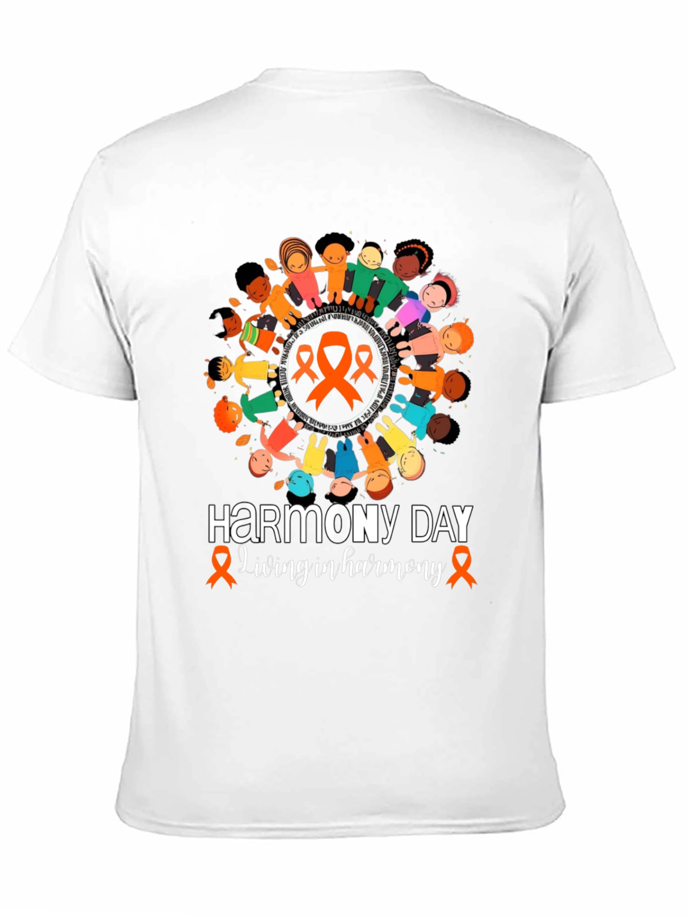 Harmony Day T-Shirt: Living In Harmony Graphic Tee