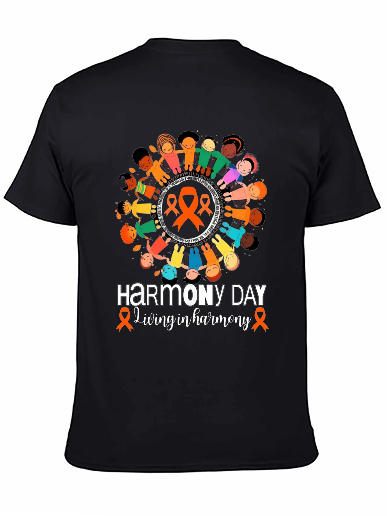 Harmony Day T-Shirt: Living In Harmony Graphic Tee