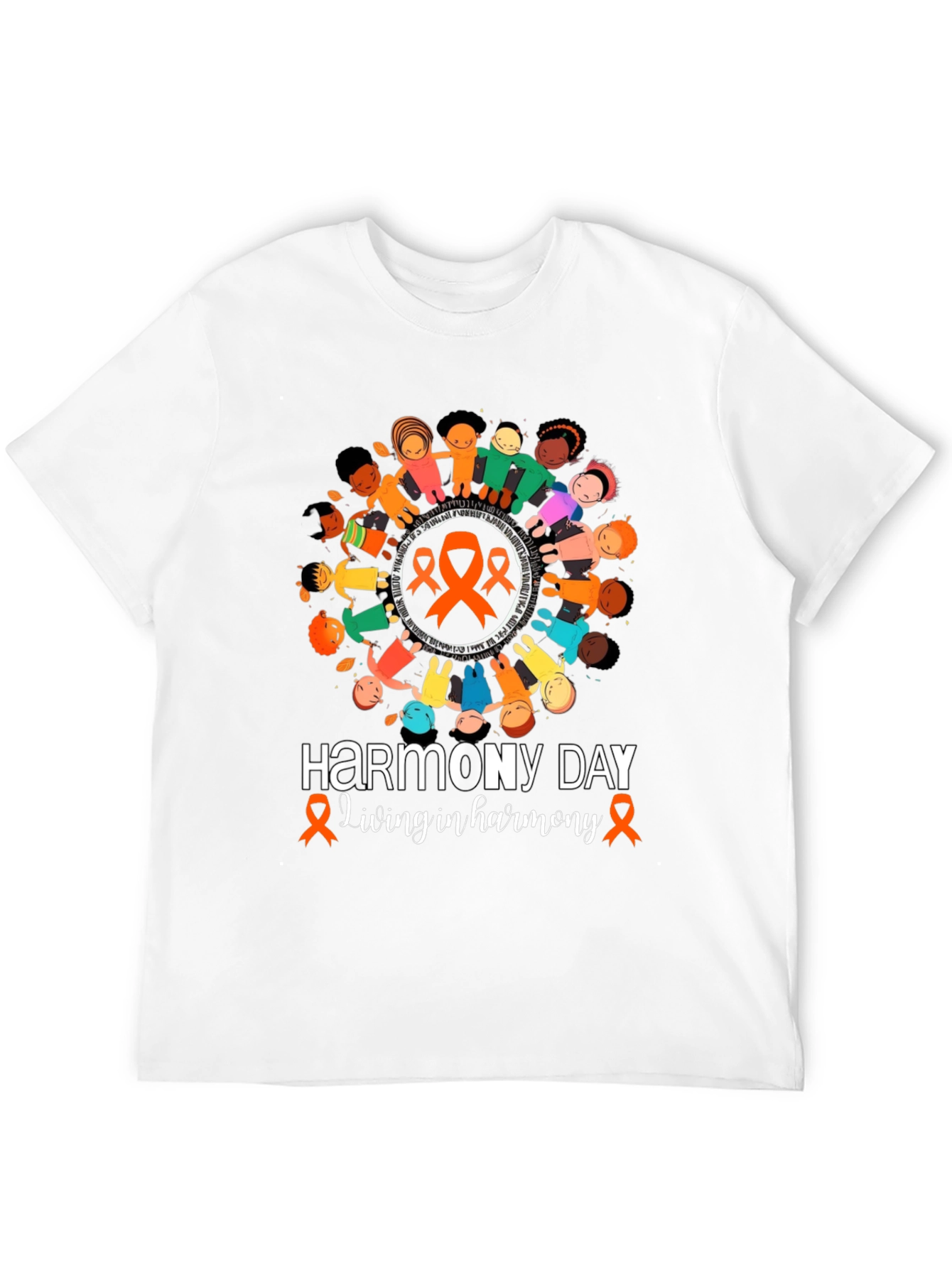 Harmony Day T-Shirt: Living In Harmony Graphic Tee