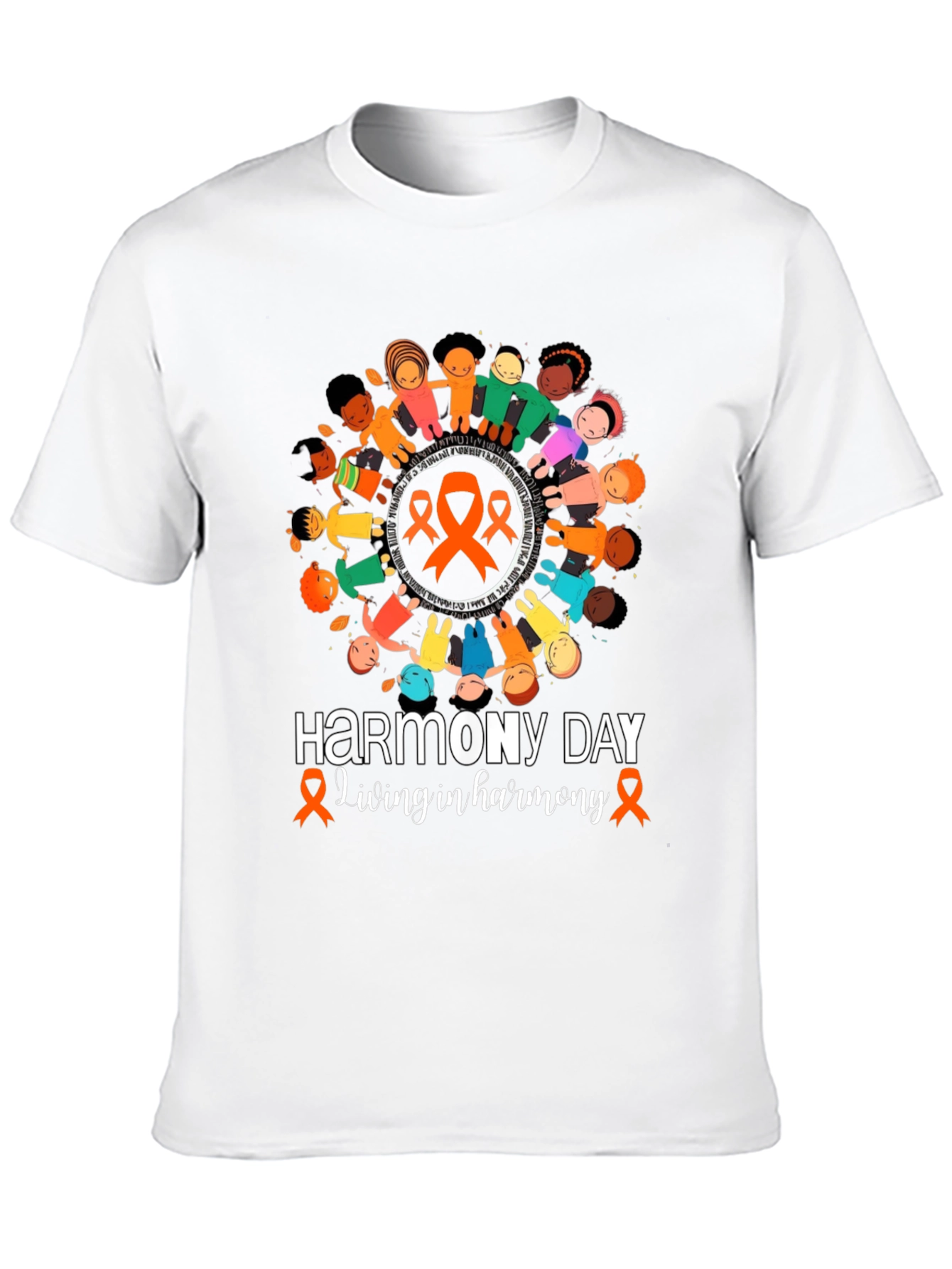Harmony Day T-Shirt: Living In Harmony Graphic Tee